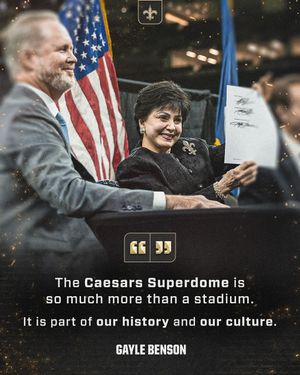 Image post by @saints on Instagram