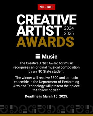 Image post by @ncstatemusic on Instagram