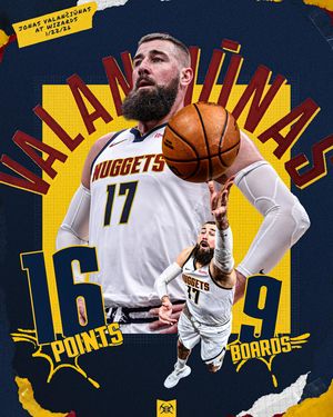 Image post by @nuggets on Instagram