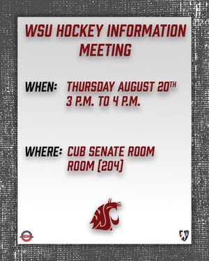 Image post by @wsu_hockey_ on Instagram