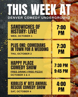 Image post by @denvercomedyunderground on Instagram