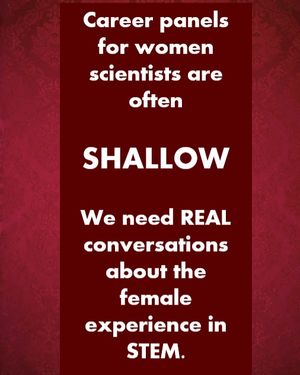 Image post by @feministscience on Instagram