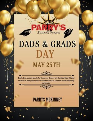 Image post by @parryspizzamckinney on Facebook