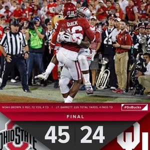 Image post by @ohiostathletics on Instagram