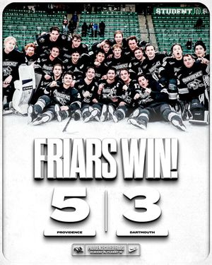 Image post by @friarshockey on Instagram