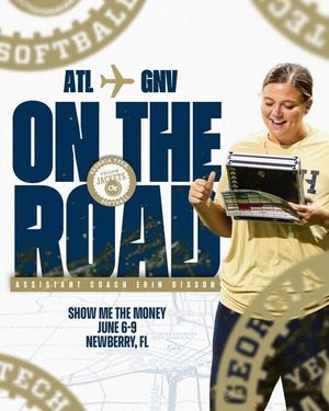 Image post by @GaTechSoftball on Twitter/X