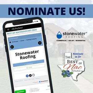 Image post by @stonewaterroofing on Instagram