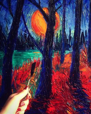 Image post by @monaedulescoart on Instagram