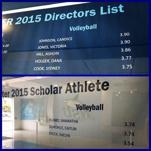 Image post by @nsu_vball on Instagram