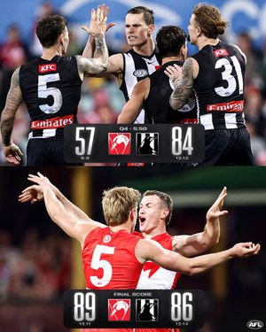 Image post by @AFL on Twitter/X