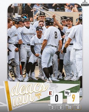 Image post by @wakebaseball on Instagram