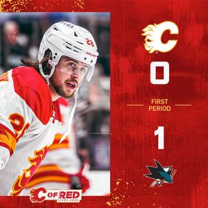 Image post by @NHLFlames on Twitter/X