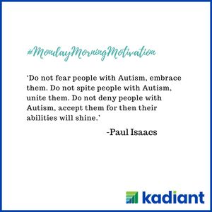 Image post by @kadiantautism on Instagram