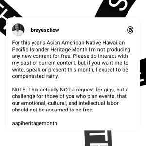 Image post by @breyeschow on Instagram
