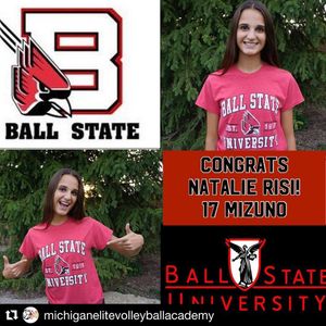 Image post by @ballstatewvb on Instagram