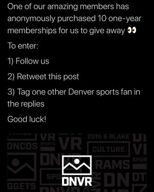 Image post by @dnvr_sports on Instagram