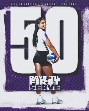 Image post by @ACU_Volleyball on Twitter/X