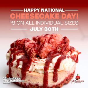 Image post by @mrlesliescheesecakes on Instagram