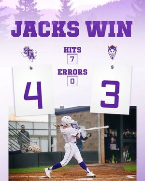 Image post by @sfa_softball on Instagram