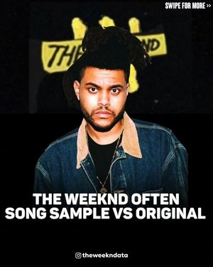 Image post by @theweekndata on Instagram