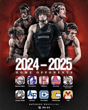 Image post by @davidsonwrestling on Instagram