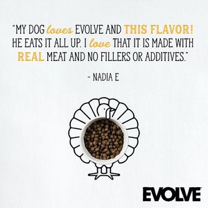 Image post by @evolvepetfood on Instagram
