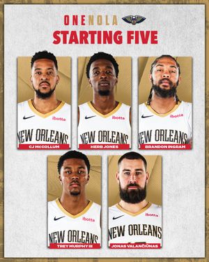 Image post by @PelicansNBA on Twitter/X