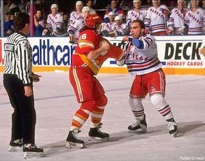 Image post by @hockeyfights on Instagram
