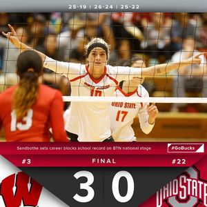 Image post by @ohiostatewvb on Instagram