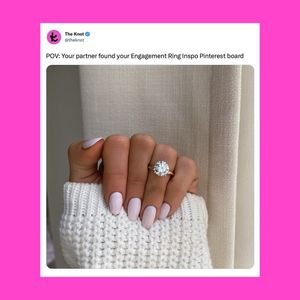 Image post by @theknot on Instagram