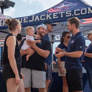 Image post by @BlueJacketsNHL on Twitter/X