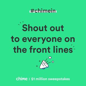 Image post by @chime on Instagram
