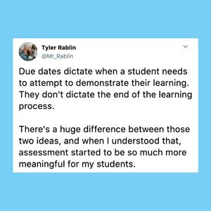 Image post by @edutopia on Instagram