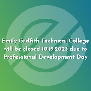 Image post by @emilygriffithtechnicalcollege on Instagram
