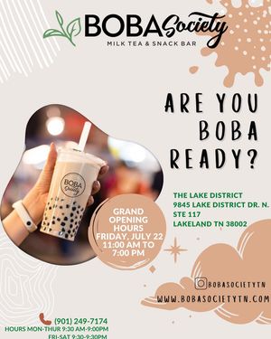 Image post by @bobasocietytn on Instagram