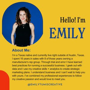 Image post by @emilytumiscreative on Instagram