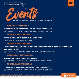Image post by @ufcareercenter on Instagram