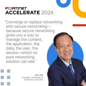 Image post by @fortinet on Instagram