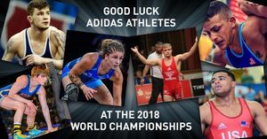 Image post by @adidaswrestling on Instagram