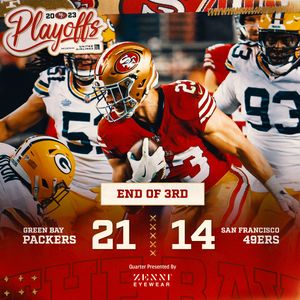 Image post by @49ers on Twitter/X