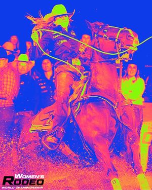 Image post by @womensrodeo on Instagram