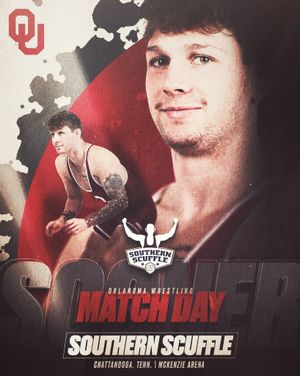 Image post by @ou_wrestling on Instagram