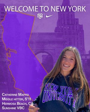 Image post by @nyuwomensvolley on Instagram