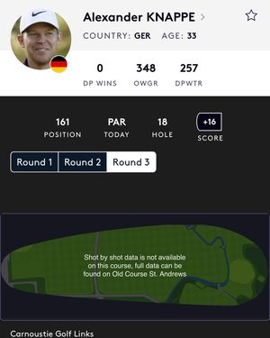 Image post by @alexknappegolf on Instagram