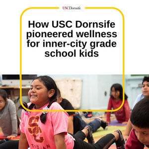 Image post by @uscdornsife on Instagram