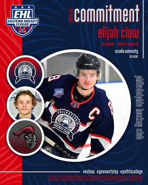 Image post by @easternhockeyleague on Instagram