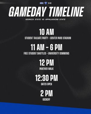 Image post by @gsu_football on Instagram