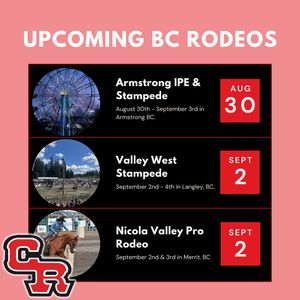 Image post by @cloverdalerodeo on Instagram