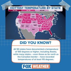 Image post by @foxweather on Instagram