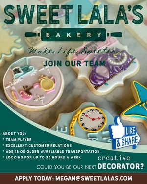 Image post by @SweetLaLascookies on Facebook